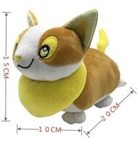 Yucama Sarı Yeni Pokemon Kılıcı ve Kalkan Bebekleri Peluş Oyuncak
