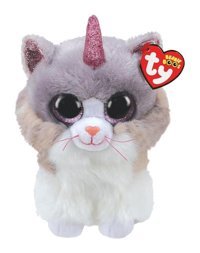 Ty Beanie Boos Asher Boynuzlu Kedi 24 cm Peluş Oyuncak