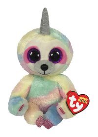 Ty Beanie Boos Tek Boynuzlu Sloth Peluş 15 cm Peluş Oyuncak