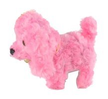 Erzi Oyuncak Pembe Köpek Sevimli Köpek Sesli Hareketli Peluş Oyuncak