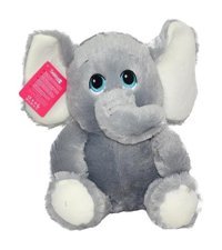 Selay Oyuncak Gri Selay. Oturan Fil 30 cm Peluş Oyuncak