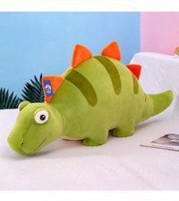 Luckystar Dinozor Çocuk Bebeği Pembe Peluş Oyuncak
