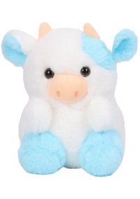 Jzcat Sevimli Inek Mavi 20 cm Peluş Oyuncak