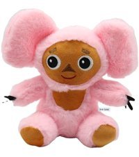 Yucama Pembe Yucama Büyük Kulaklı Maymun Peluş Oyuncak
