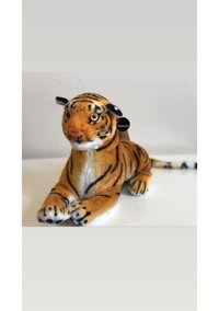 Toprockstore Sesli Kükreyen Kaplan 40 cm Peluş Oyuncak