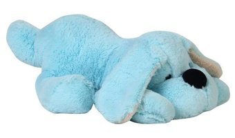 Bambi Yumoş Yatan Köpek Soft Mavi 50 cm Peluş Oyuncak