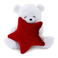 Neco Plush Fluffy Sen Benim Yıldızımsın Oturan Ayı 40 cm Peluş Oyuncak