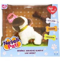 Mega Oyuncak Neşeli Patı Kahverengi Beyaz Peluş Oyuncak