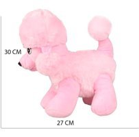 Toyaş Pembe Havlayan Poodle Kaniş 30 cm Peluş Oyuncak
