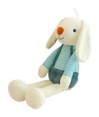 Jzcat Mavi Çocuk Sevimli Tavşan Bebek 40 cm Peluş Oyuncak