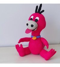 Nildamigurumi Örgü Taşdevri Dino Peluş Oyuncak