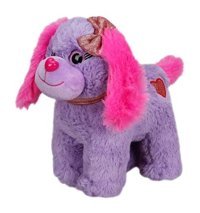 Sunman Renkli Köpek Mor 25 cm Peluş Oyuncak