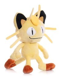 Takara Tomy Meowth Orjinal Pokemon 25 cm Peluş Oyuncak