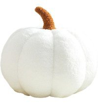 Jzcat Beyaz Minik Balkabağı Sevimli Peluş Oyuncak 28 cm Peluş Oyuncak