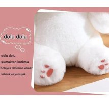 Kids Toys Fermuarlı Çilek Tavşan Peluş Oyuncak