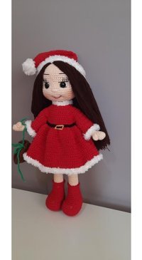 Petekhobby Amigurumi Oyucak Bebek Yılbaşı Temalı Peluş Oyuncak