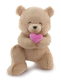 Neco Plush Fluffy Minik Kalpli Serenat Ayı 45 cm Peluş Oyuncak