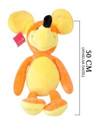 Selay Oyuncak Fare Turuncu 50 cm Peluş Oyuncak