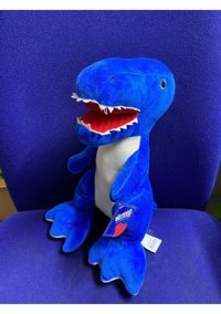 Halley Oyuncak Dinozor Mavi 30 cm Peluş Oyuncak
