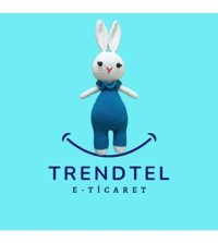Trendtel Amigurumi Tombul Tavşan Organik 35 cm Peluş Oyuncak