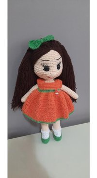 Petekhobby Amigurumi Bebek 30 cm Peluş Oyuncak