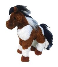 Douglas Queenie Kahve Beyaz At Peluş Oyuncak