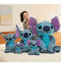 Alibee Mavi Fantastic Shop Stitch 60 cm Peluş Oyuncak