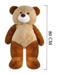 Selay Kahverengi Salaş Ayı Oyuncak 80 cm Peluş Oyuncak