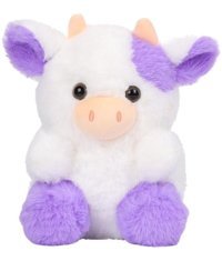 Jzcat Mor Sevimli Inek 20 cm Peluş Oyuncak