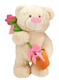 Neco Plush Saksılı Aşık Ayı 70 cm Peluş Oyuncak