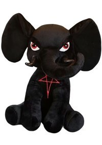 Yucama Pentagram Fil Koyu Hayvan Doll 30 cm Peluş Oyuncak