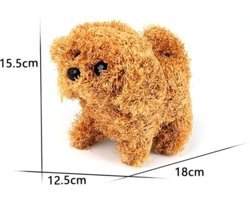 Mega Oyuncak Kahverengi Sesli ve Hareketli Yavru Köpek Peluş Oyuncak