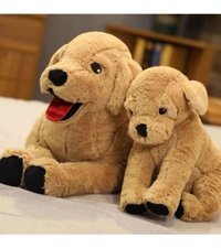 Jzcat Kahverengi Labrador Köpek Peluş Oyuncak