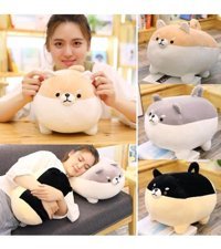 Worryfreeshopping Siyah Star Shiba Inu Köpek Peluş Oyuncak