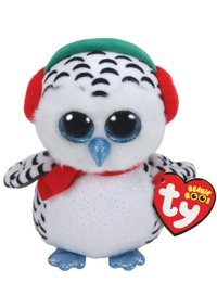 Ty Beanie Boos Kar Kıyafetli Baykuş 25 cm Peluş Oyuncak