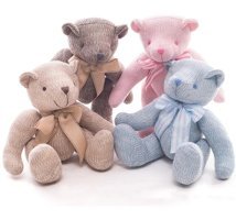 Alibee Prodigy Toy Örme Yün Ayı Peluş Oyuncak