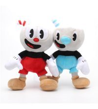 Alibee Cuphead Macera Oyunu Mugman'In Doldurulmuş Bebeği 25 cm Peluş Oyuncak