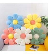 Jzcat Yeşil Çocuk Papatya Çiçeği Bebek 40 cm Peluş Oyuncak