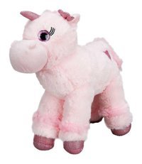Sunman Açık Pembe Unicorn Renkli At 28 cm Peluş Oyuncak