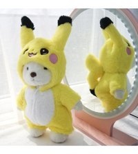 Alibee Pokemon Pikachu Psychk Pet Fuits 3Pcs Panda Uygun 30 cm Peluş Oyuncak