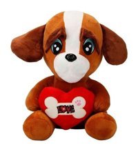 Sunman Kalpli Köpek 30 cm Peluş Oyuncak