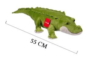 Selay Oyuncak Yeşil Küçük Yatan Timsah 55 cm Peluş Oyuncak