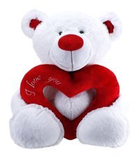 Neco Plush Delikli Kalpli Moco Ayı 65 cm Peluş Oyuncak