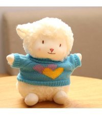 Jzcat Mavi Çocuk Karikatür Küçük Yün Oyuncak Bebek 23 cm Peluş Oyuncak