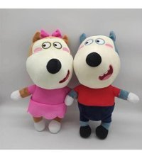 Alibee Wolfoo Ailesi Teddy Toys Yumuşak Karikatür Teddy Doll 30 cm Peluş Oyuncak