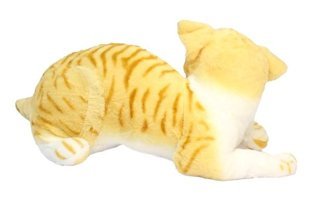 Toyaş Miyavlayan Sesli Sarı Tekir Kedi 30 cm Peluş Oyuncak