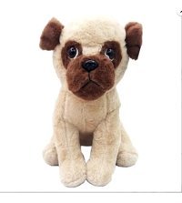 Halley Oyuncak Köpek Bulldog 35 cm Peluş Oyuncak