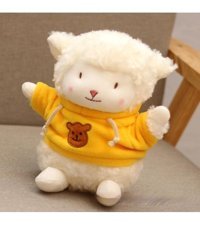 Jzcat Sarı Çocuk Karikatür Küçük Yün Oyuncak Bebek 23 cm Peluş Oyuncak