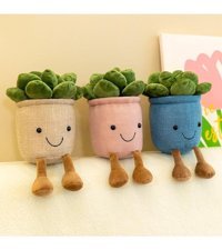 Luckystar Etli Saksı Mavi Peluş Oyuncak
