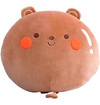 Jzcat Kahverengi Soft Sevimli Mantı Peluş Oyuncak 40 cm Peluş Oyuncak